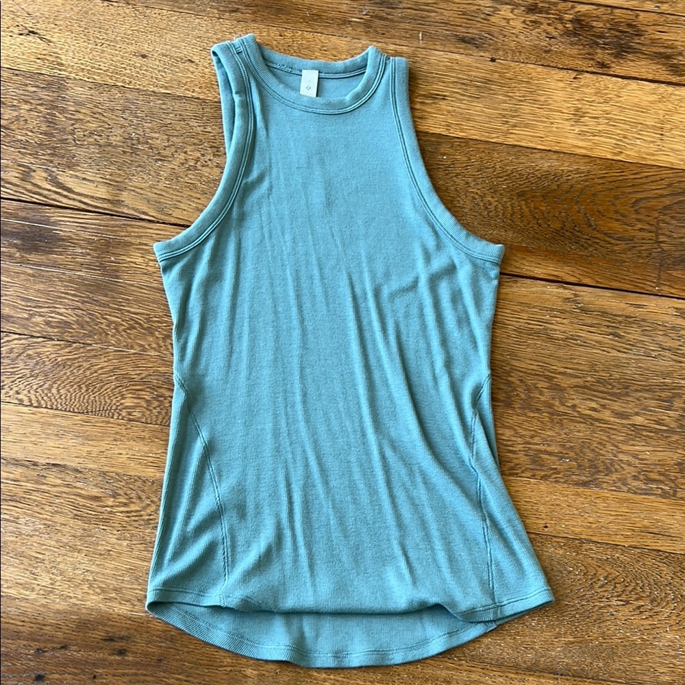lululemon athletica Teal Muscle Tee 4